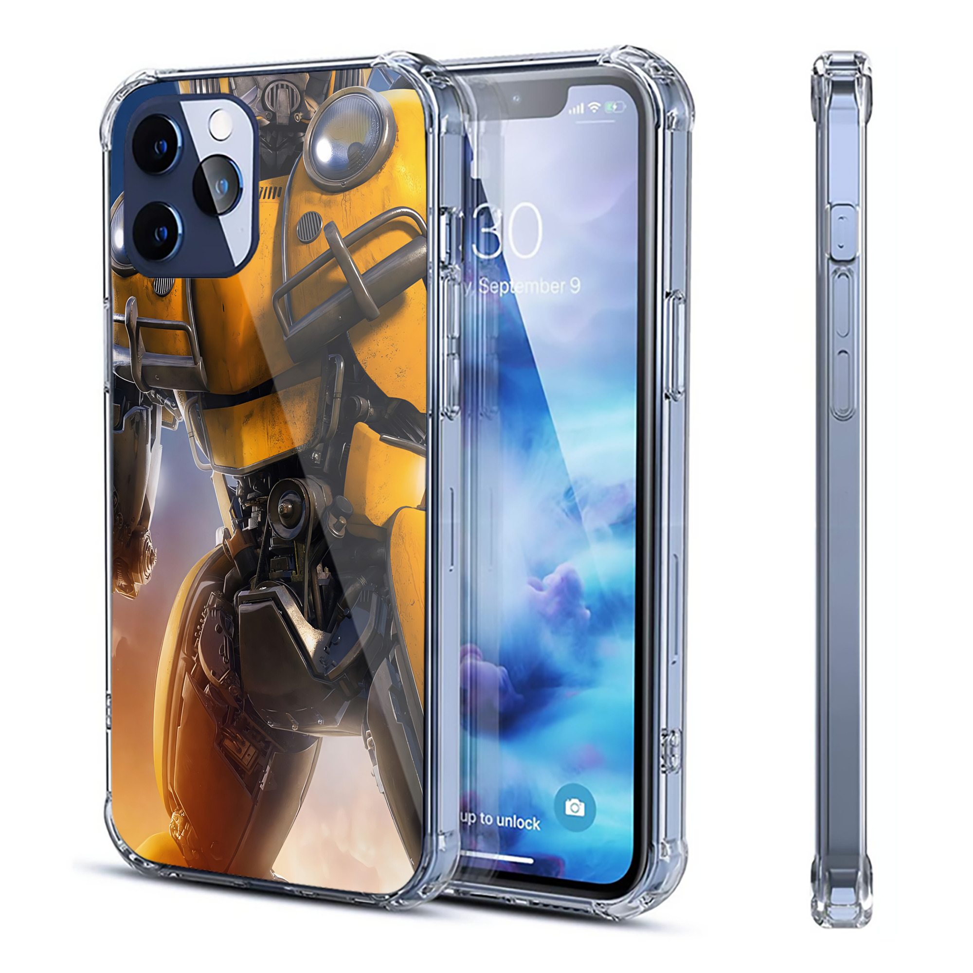 （画像用） Transformers トランスフォーマー 【iPhone 12シリーズ対応】透明スマホケース（クリアソフトケース）